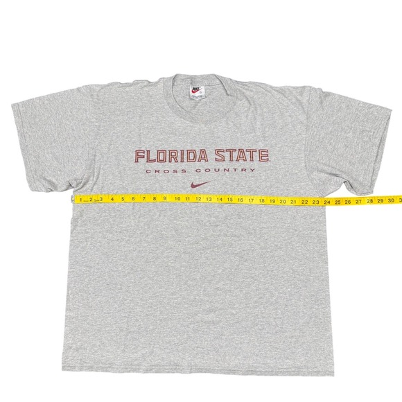 Nike Florida State Seminoles Cross Country Gray T Shirt Men's Size L - Picture 5 of 6